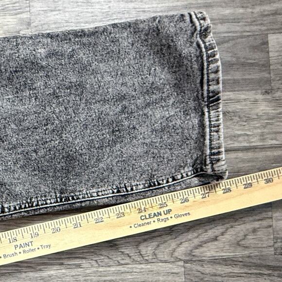 Simply Vera Vera Wang Relaxed Straight Acid Wash Jeans Gray Denim L - Picture 5 of 7